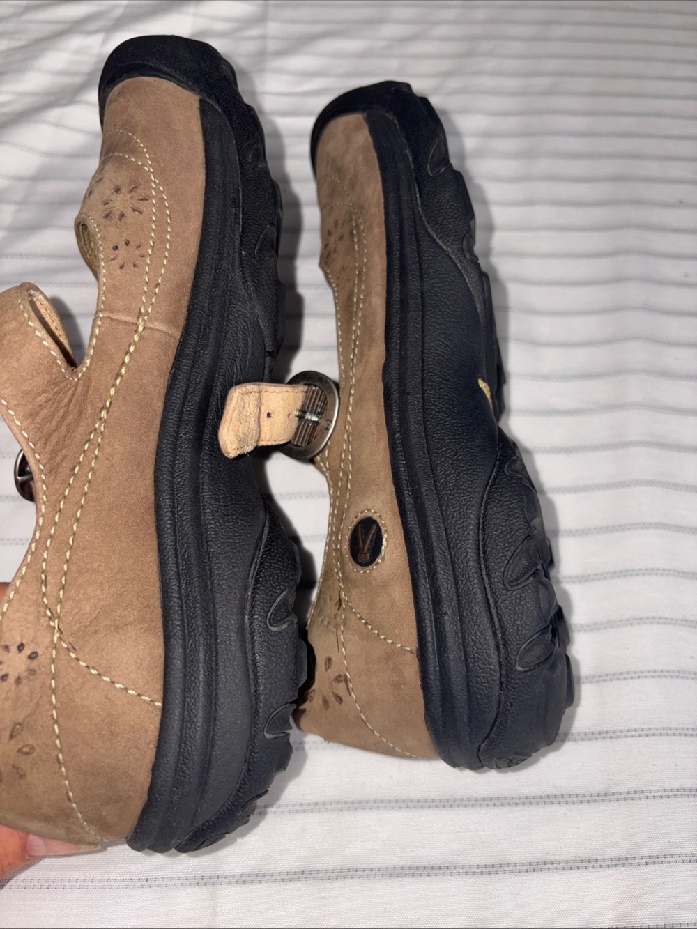 Keen Brown/Tan Mary Jane Flats - Picture 5 of 9